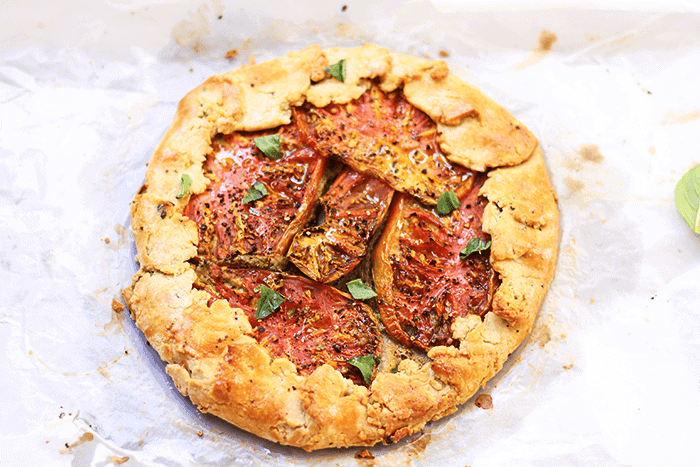 fancy tomato pie