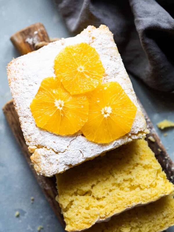 Orange Buttermilk Pound Cake sliced