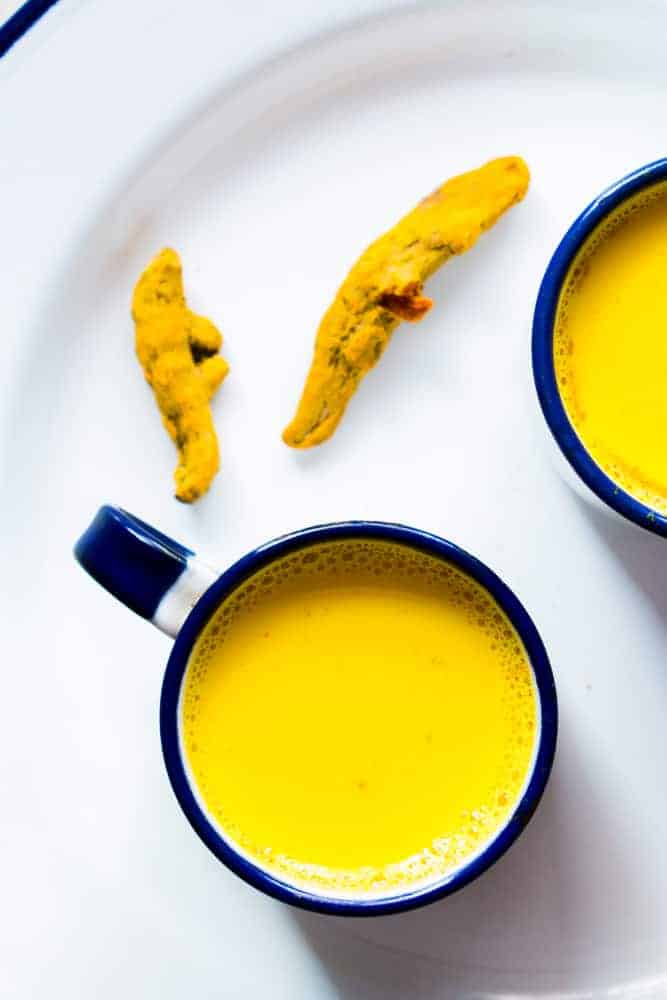 Golden Turmeric Milk or Haldi Doodh is a powerful Ayurvedic Indian drink with medicinal properties. We've been making it for generations and it's so important to make it the right way! It's a great immunity booster when suffering from cold, cough, sore throat, headaches, joint aches etc. It's best when made with milk, but you can use any plant based milk to make it vegan.