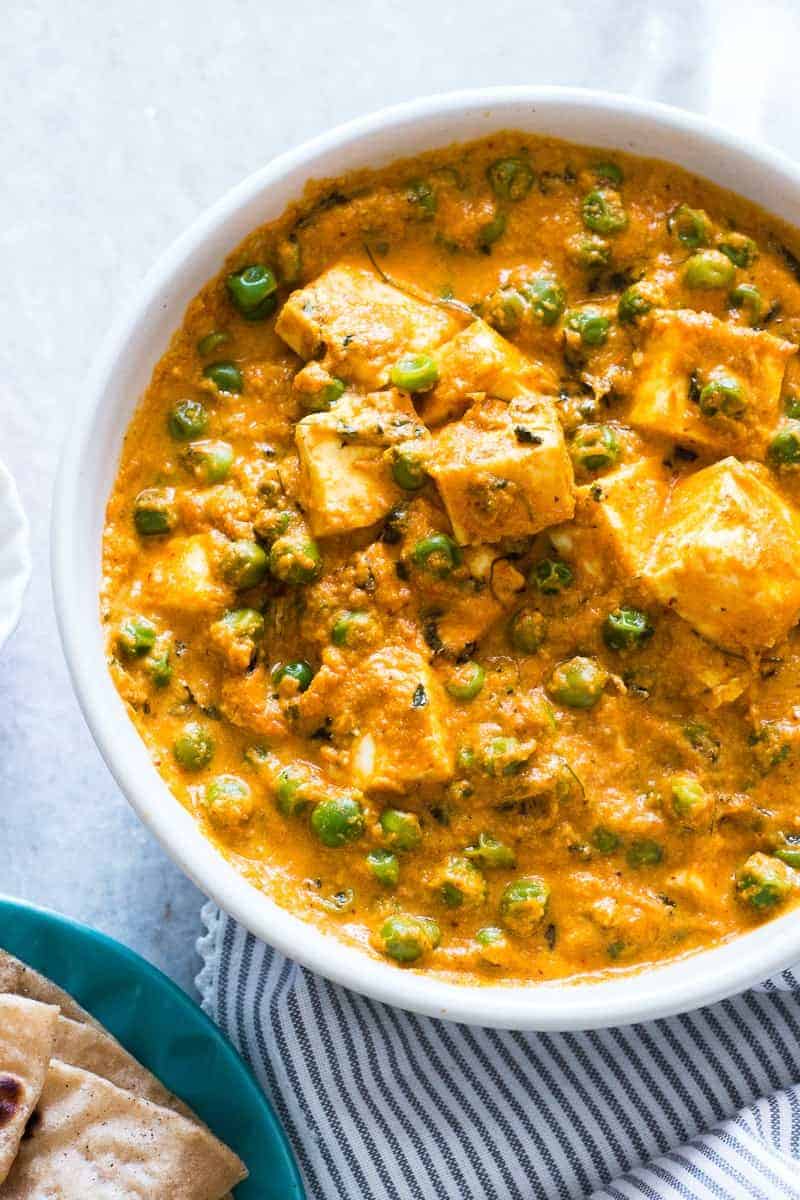 Creamy Matar Paneer