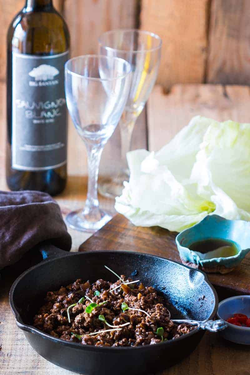 Easy, healthy and insanely delicious stir fried black bean chicken lettuce cups are perfect when you want dinner in 30 mins. Just 5 main ingredients in this gluten free recipe.