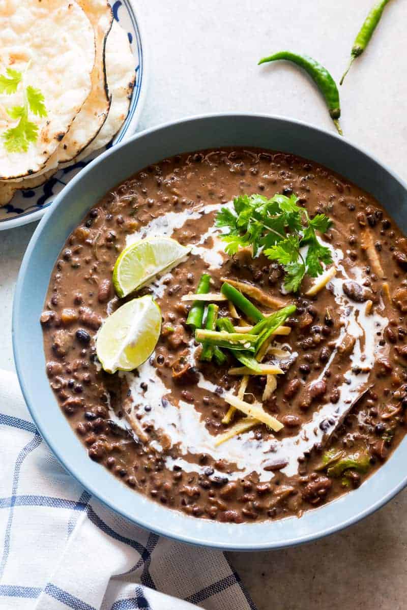 Easy, slow cooker dal makhani recipe, cooked overnight in a crockpot and tastes just like restaurants and dhabas. This black dal is perfect with rice and tandoori rotis!