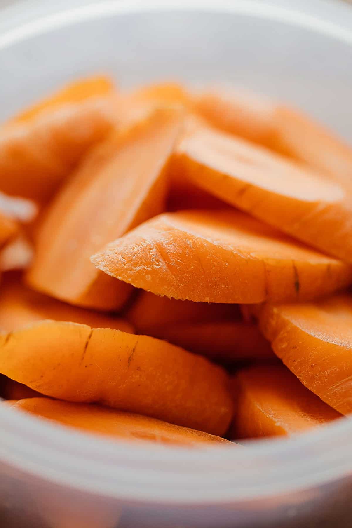 Carrots to be served along the Easy Instant Pot Beef Stew