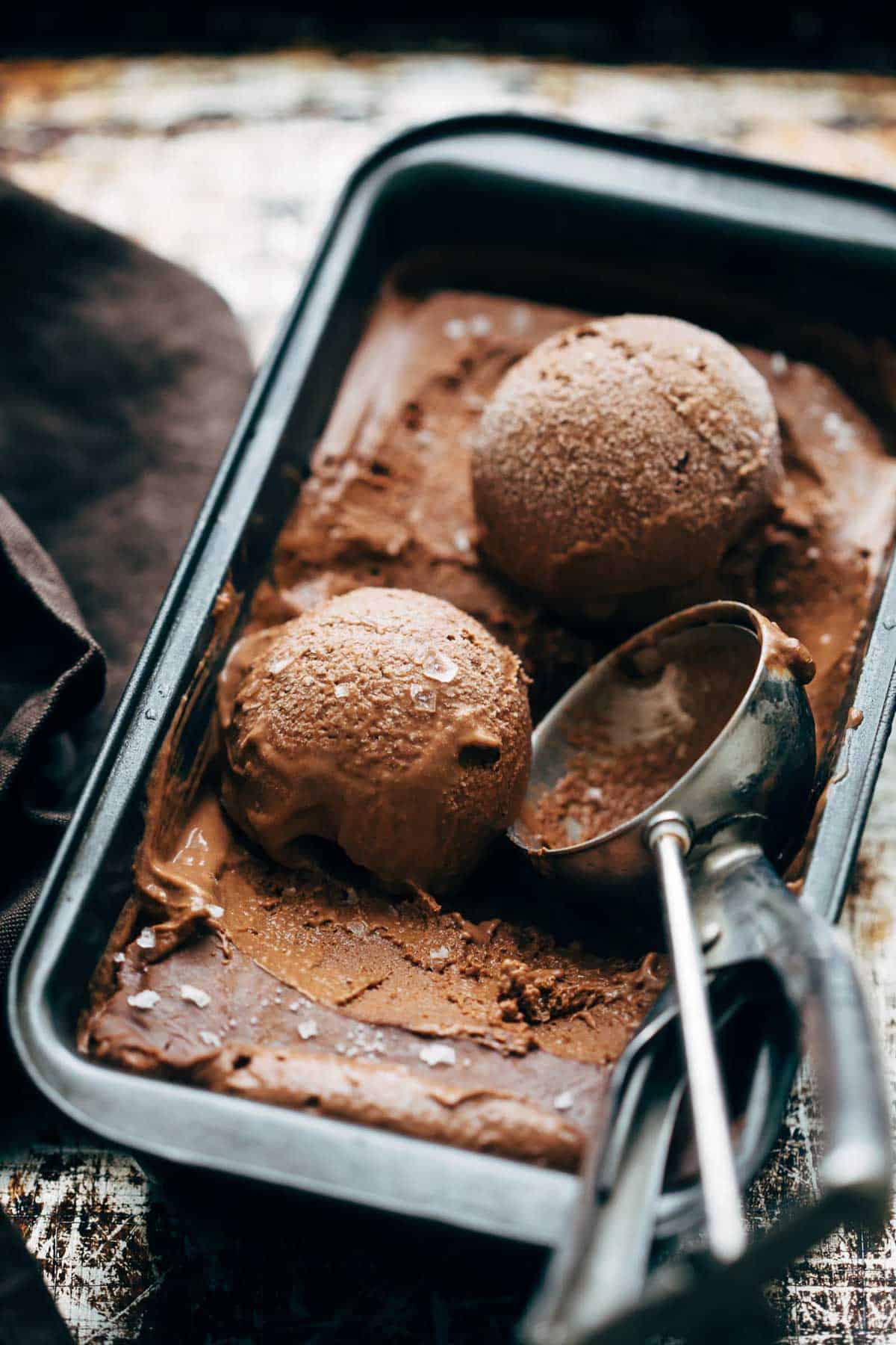 Baileys Chocolate Ice Cream scoops