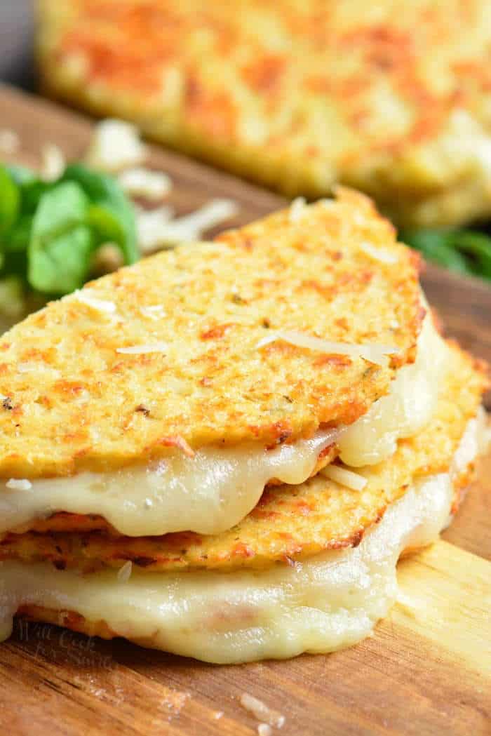 cauliflower grilled cheese - healthy cauliflower recipes