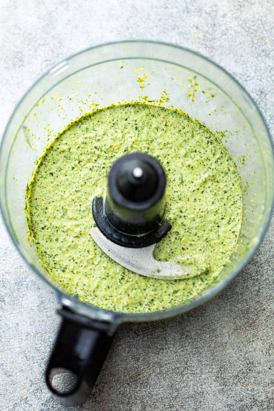 Jalapeno pesto in a blender