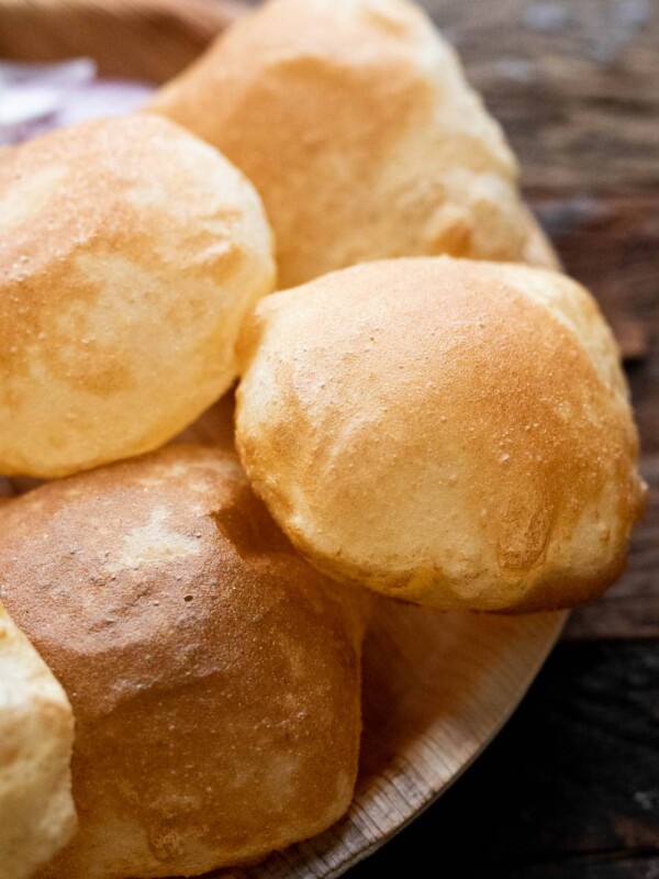 Closeup of pooris
