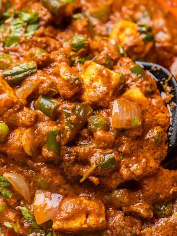 Close up of veg kolhapuri
