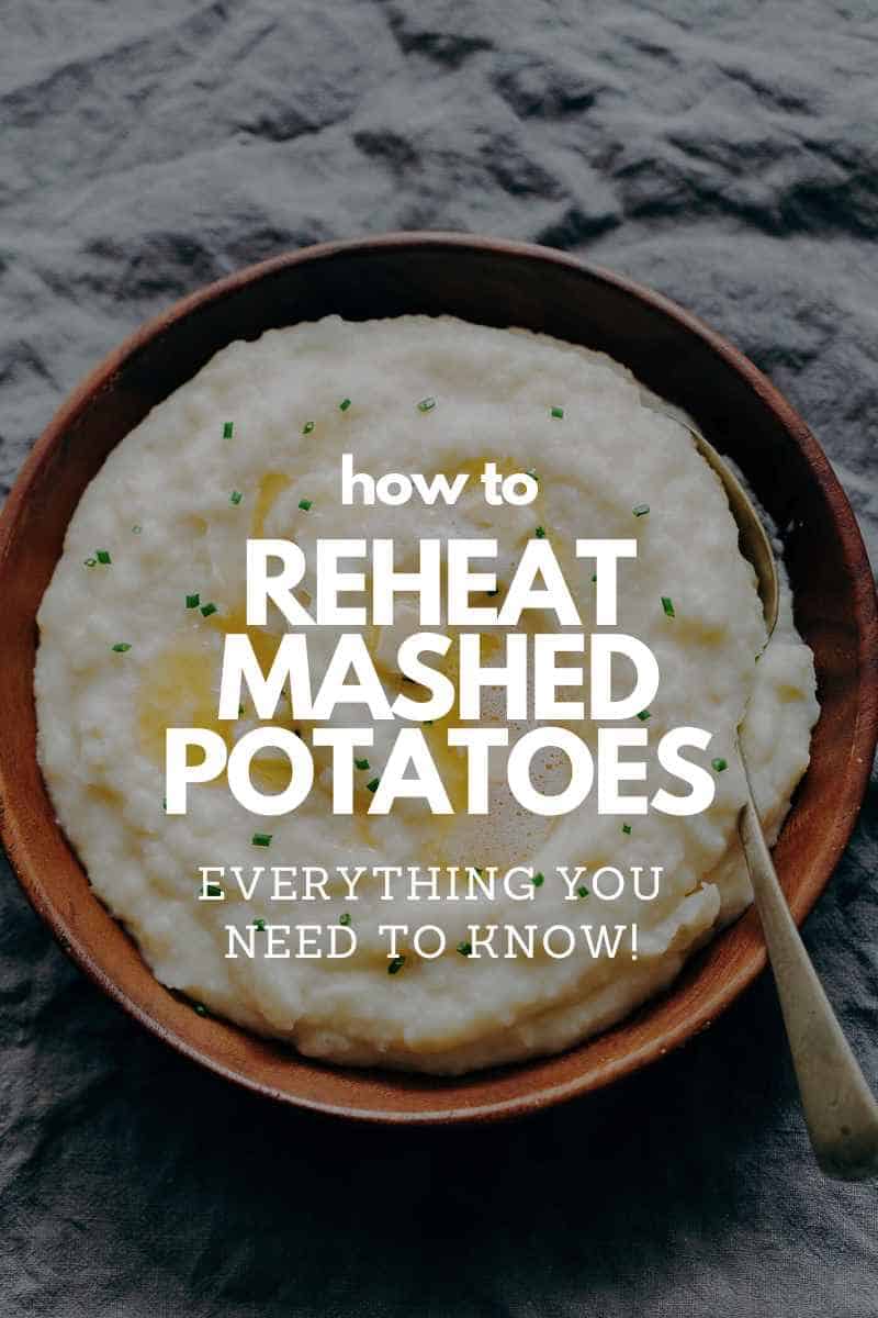 a picture of mashed potatoes with text overlay