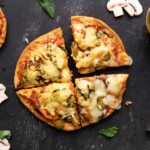No yeast Pizza cooked in an air fryer