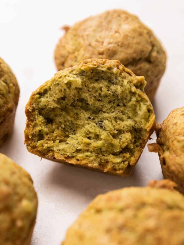Green Banana muffins cross section