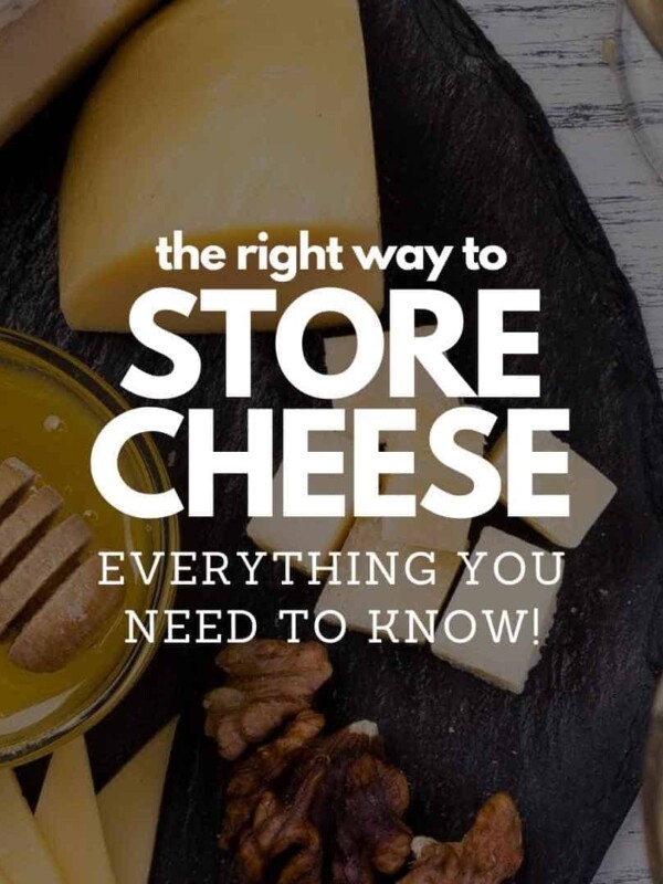 Picture showing a cheese board with text overlay