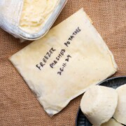 an image showing 3 different methods of freezing mashed potato