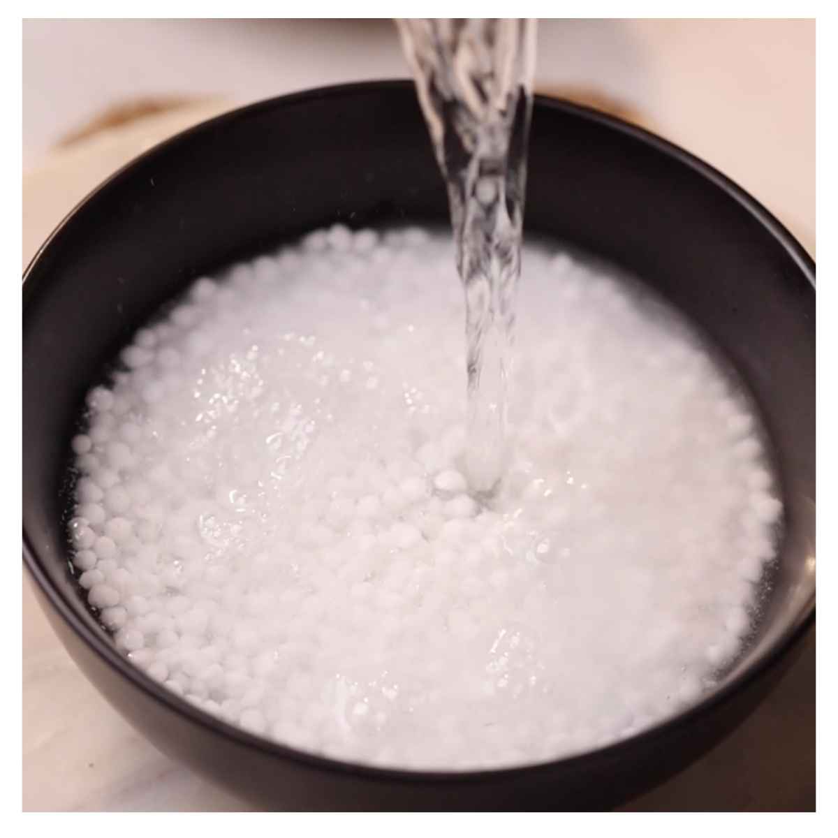 how to make mango sago step 1